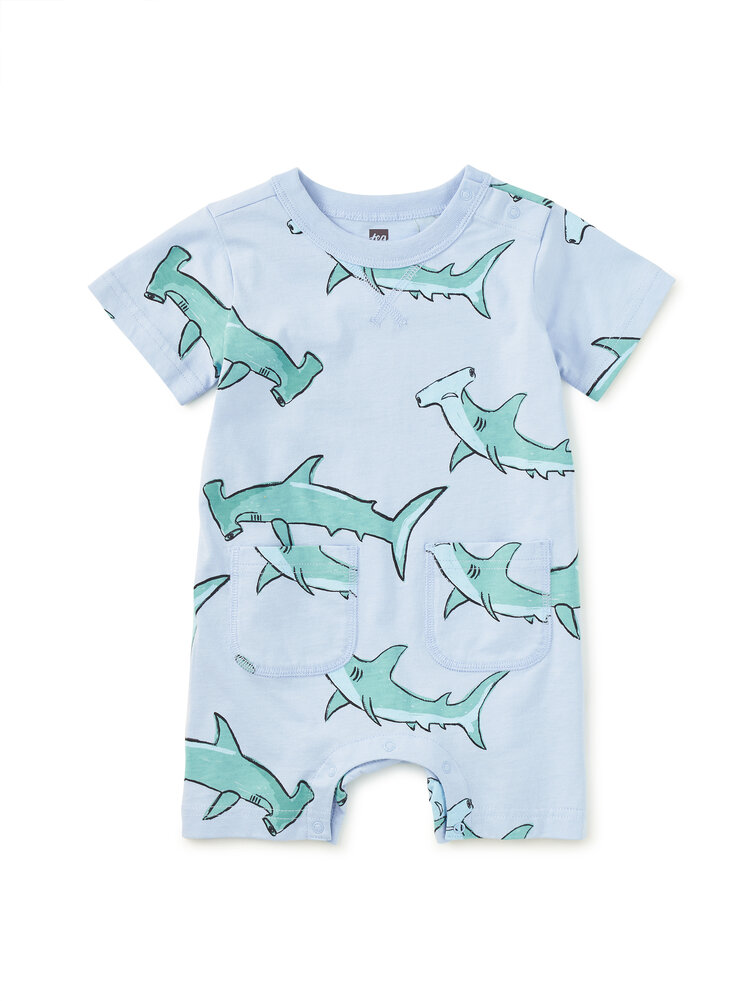Tea Collection Hungry Hammerheads Romper