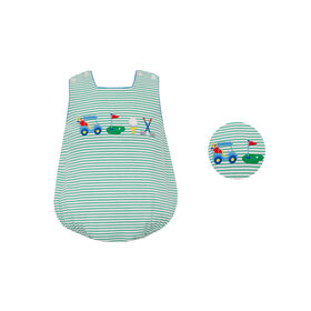 Claire & Charlie Green Stripe Golf Bubble