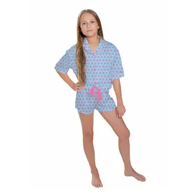 Silky Polka Short PJ Set
