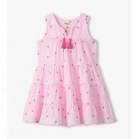 Hatley Gingham Berries Tiered Dress
