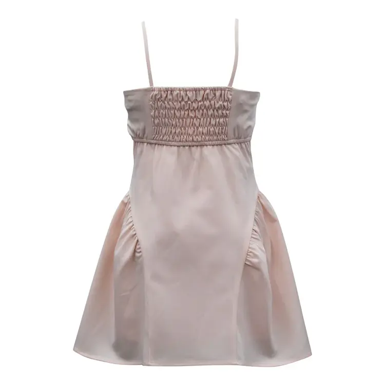 Ava & Yelly Blush Bow Front Dress