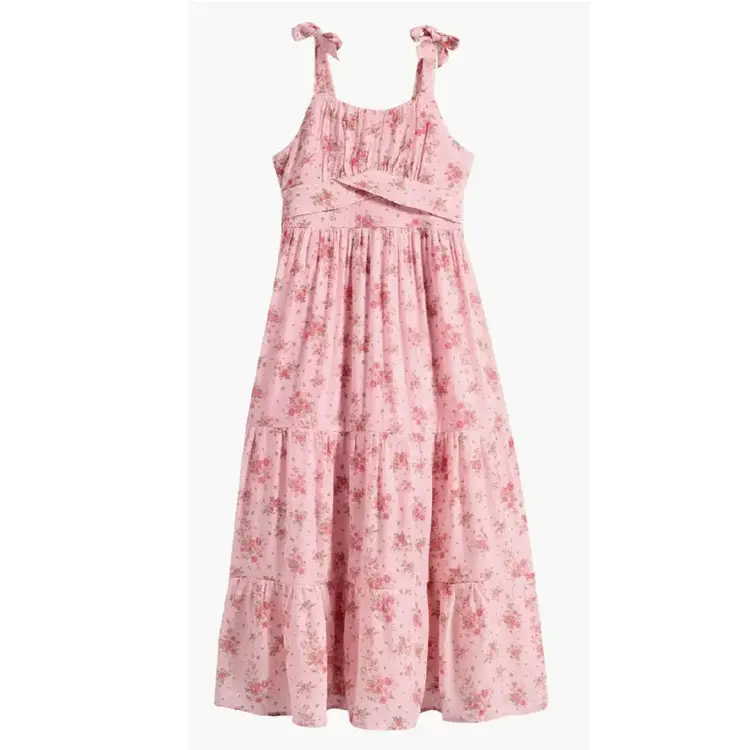 Ava & Yelly Rose Floral Tiered Emma Dress