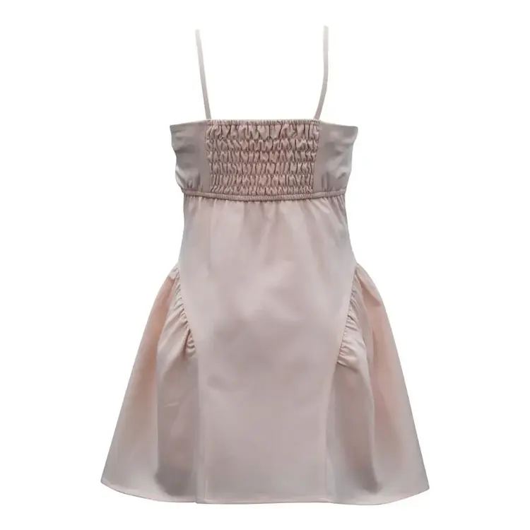 Ava & Yelly Blush Bow Dress
