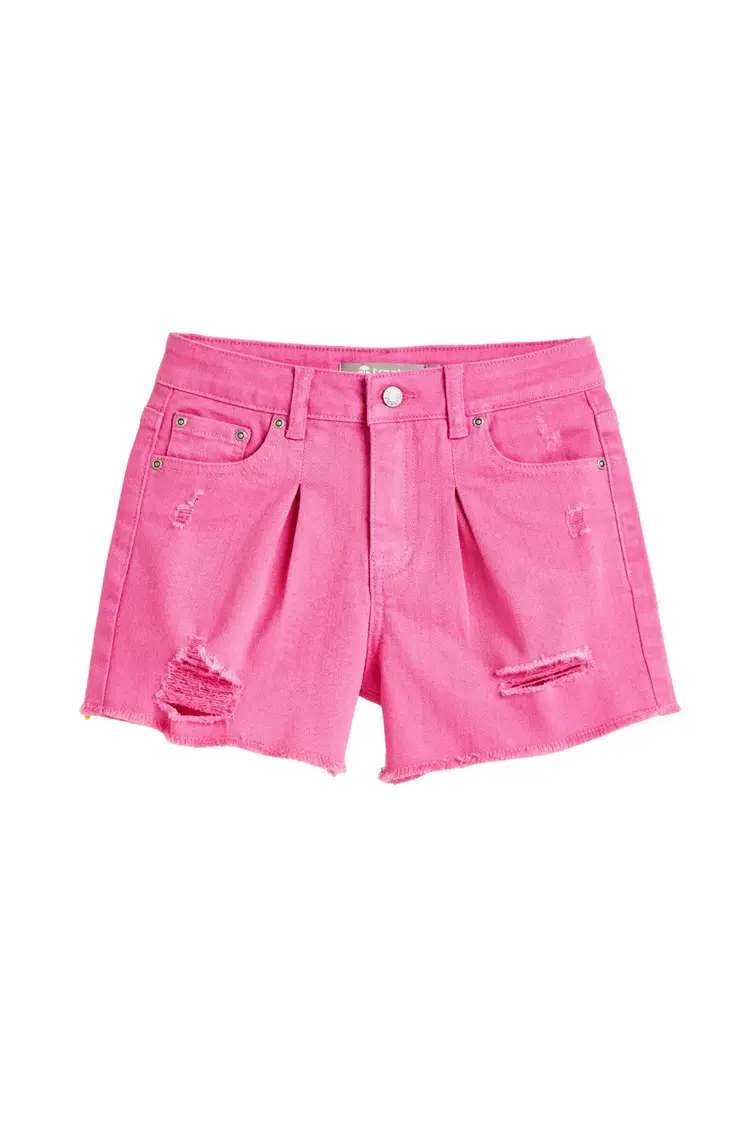 Tractr Azalea Pleated Weekender Shorts