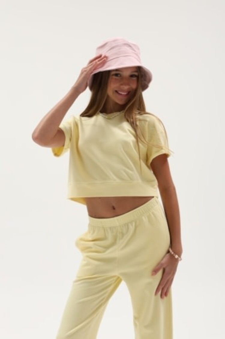 Tenly Lemon Drop French Terry Tee