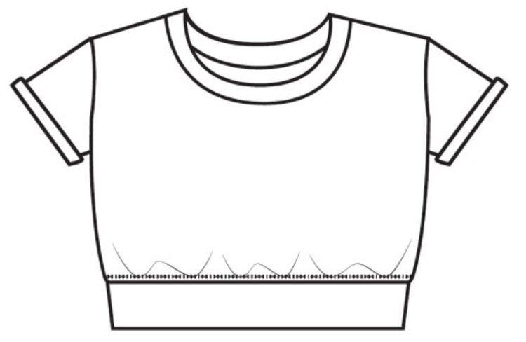 Tenly Lemon Drop French Terry Tee