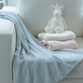 A Soft Idea A Soft Idea Cable Knit Blanket