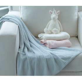 A Soft Idea A Soft Idea Cable Knit Blanket