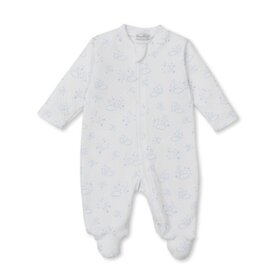 Kissy Kissy Bl Cheerful Goodnight Zip Footie