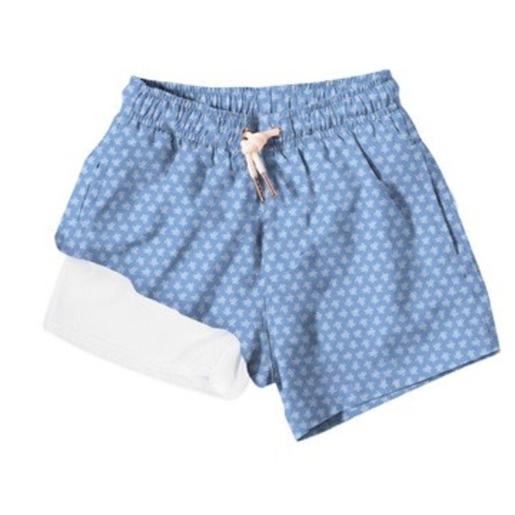 Bermies Tribal Turtles Swim Trunks