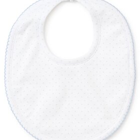 Kissy Kissy Blue Dot Bib