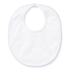 Kissy Kissy Blue Dot Bib