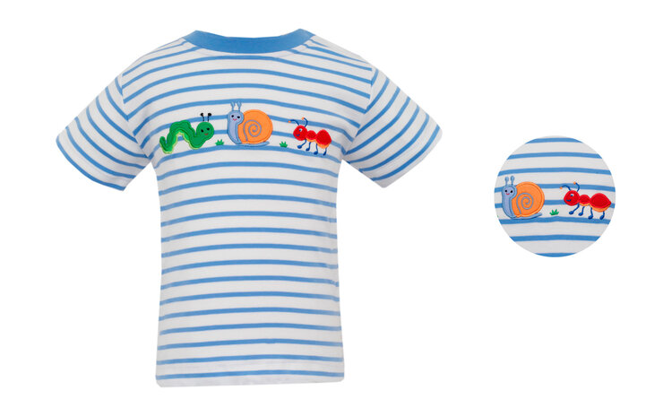 Claire & Charlie Backyard Bugs Shirt