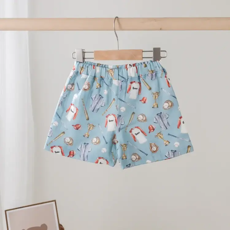 Nola Tawk Let's Play Ball Muslin Shorts