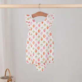 Nola Tawk Berry Cute Muslin Bubble Romper