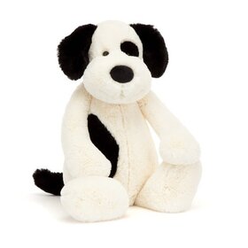 Jellycat Bashful Rufferty Black & Cream Puppy