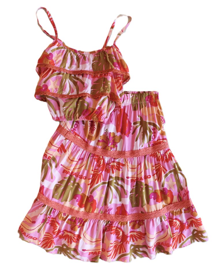 Hola Paraiso Frill Top