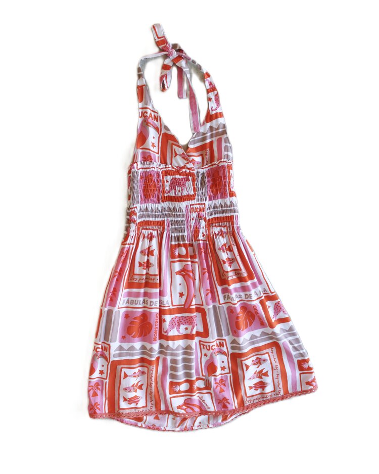 Bela &  Nuni Fabulousa De Isla Halter Dress