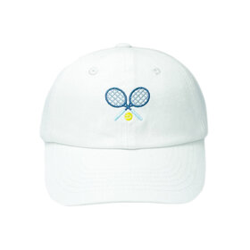 Bits & Bows Tennis Baseball Hat