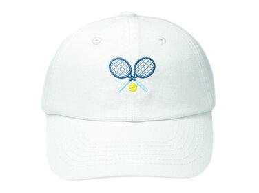Bits & Bows Tennis Baseball Hat