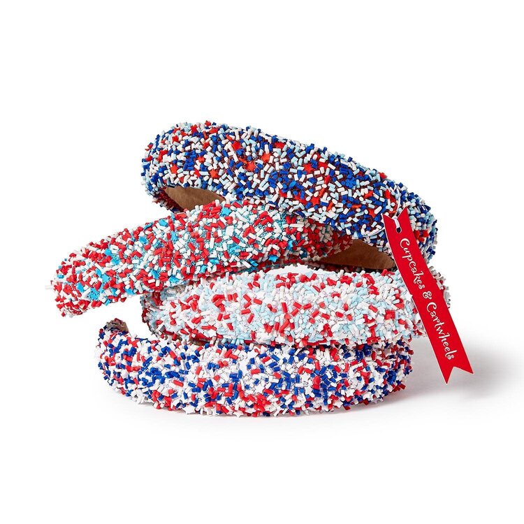 Two's Company Patriotic Sprinkles Headband