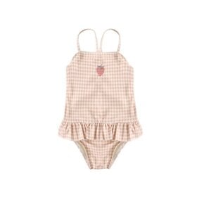 Rylee + Cru LLC Petal Gingham Skirted One Piece