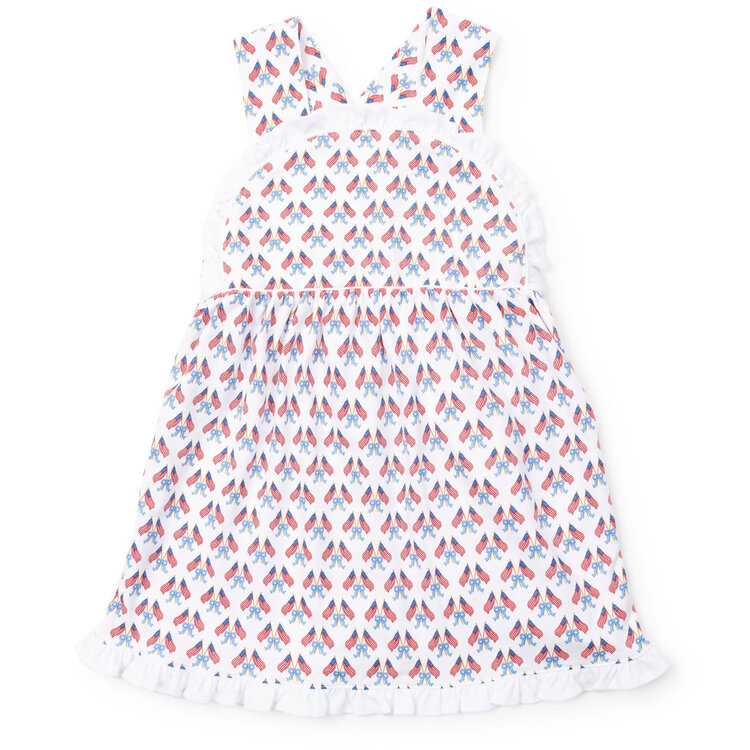 Lila + Hayes Stars, Stripes, & Bows Eden Dress