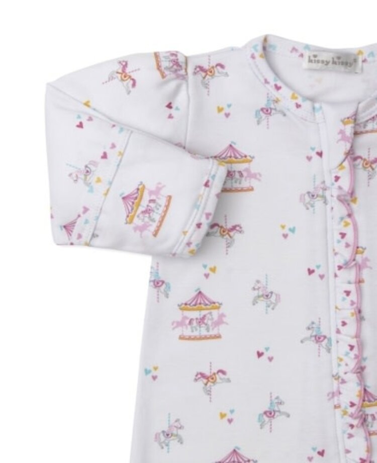 Kissy Kissy footie w/ zip prt