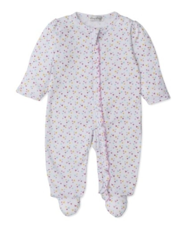 Kissy Kissy footie w/ zip comp