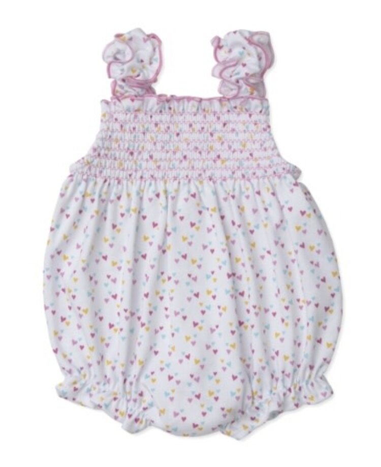 Kissy Kissy Hearts Smocked Bubble