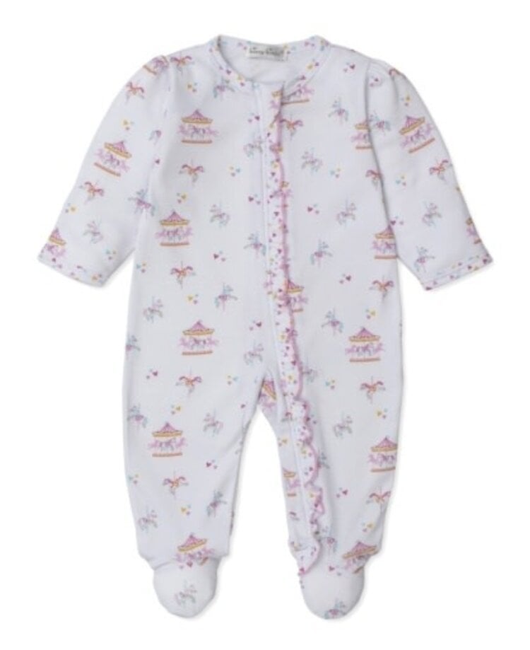 Kissy Kissy footie w/ zip prt