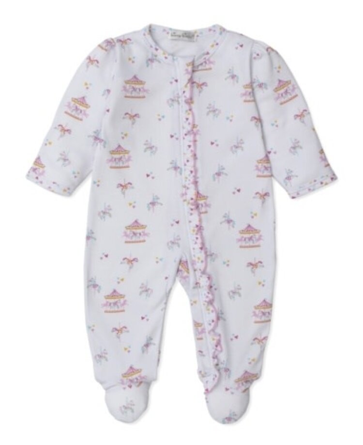 Kissy Kissy footie w/ zip prt