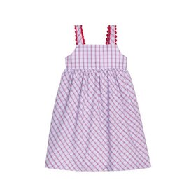 Little English Patriotic Plaid Evie Dress