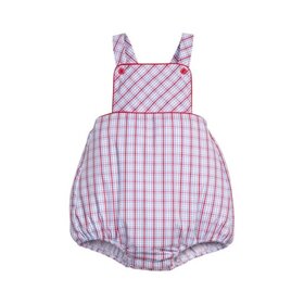 Little English Patriotic Plaid Linville Bubble