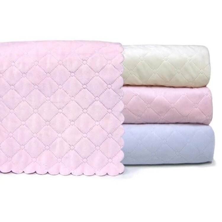 A Soft Idea Nana's Quilted Plush Baby Blanket