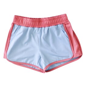 Honesty Pink Salmon/Blue Shorts