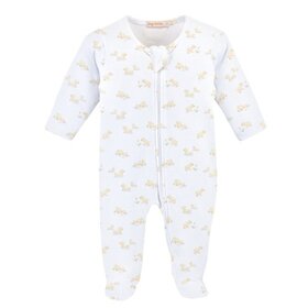 Baby Club Chic Tiny Baby Duckies Zip Footie