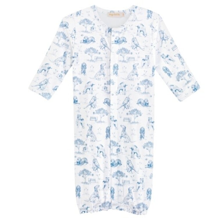 Baby Club Chic Blue Barking Bliss Converter Gown