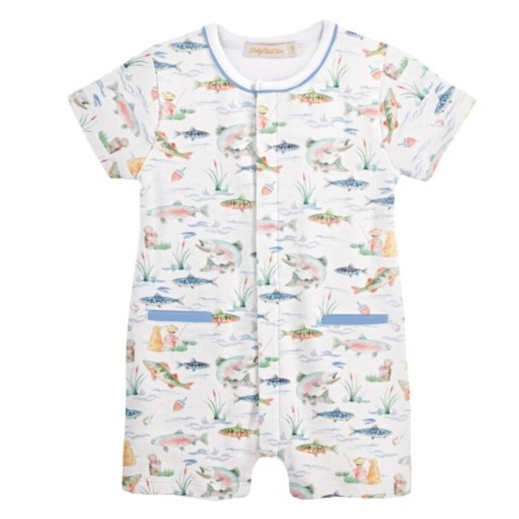 Baby Club Chic Gone Fishing Romper