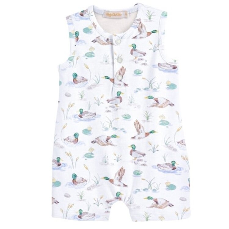 Baby Club Chic Mallard Ducks Romper