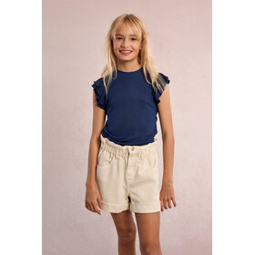 Molly Bracken Navy Knit Top