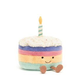 Jellycat Amusable Rainbow Birthday Cake