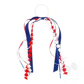 Wee Ones Patriotic Ponytail Streamer