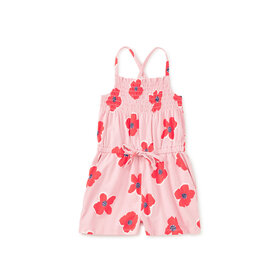 Tea Collection Floral Smocked Strappy Romper