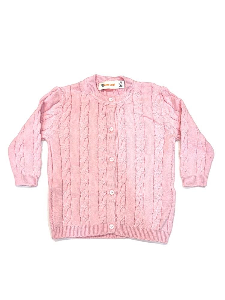 Luigi Kids Cable Cardigan