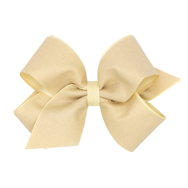 Wee Ones Shimmer Overlay Grosgrain Bow