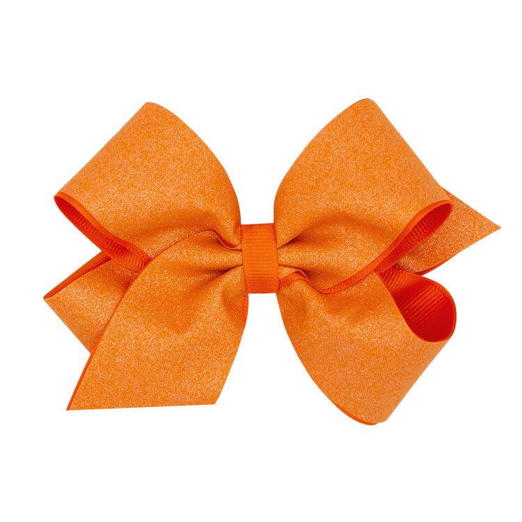 Wee Ones Shimmer Overlay Grosgrain Bow