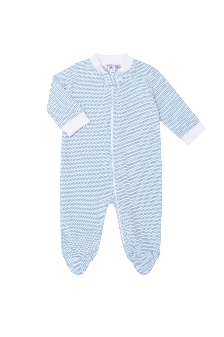 Nella Pima Bubble Zip Footie