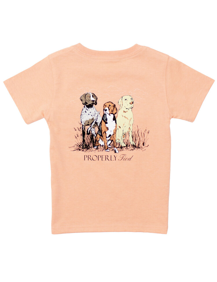 Properly Tied Melon Three Dog SS Shirt