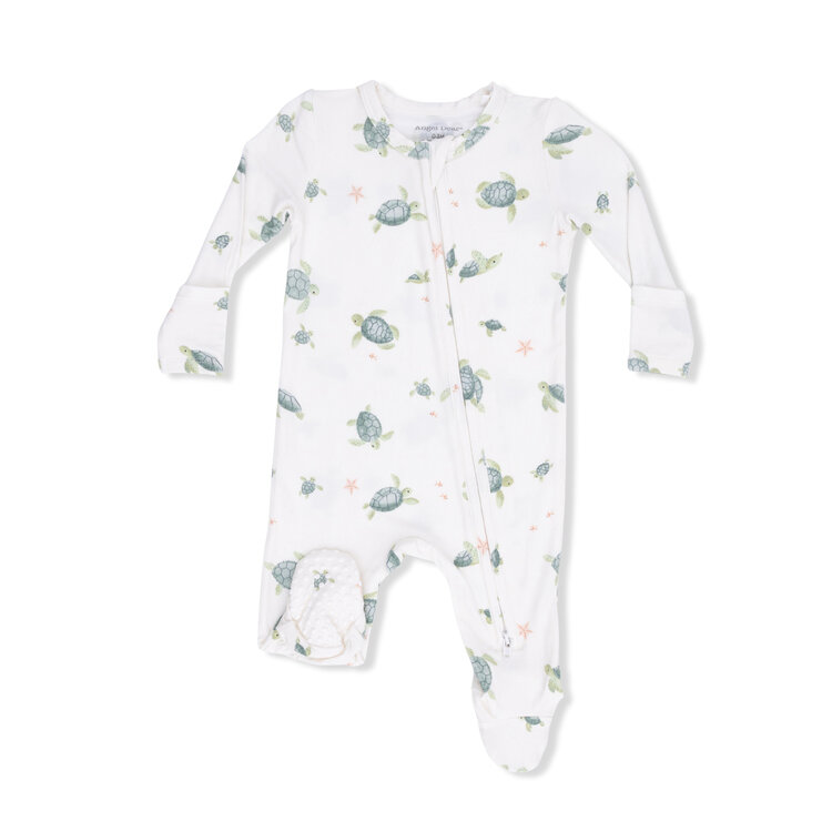 Angel Dear Sea Turtles Zip Footie